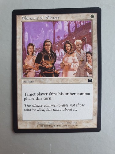 Moment silence mtg - moment, of